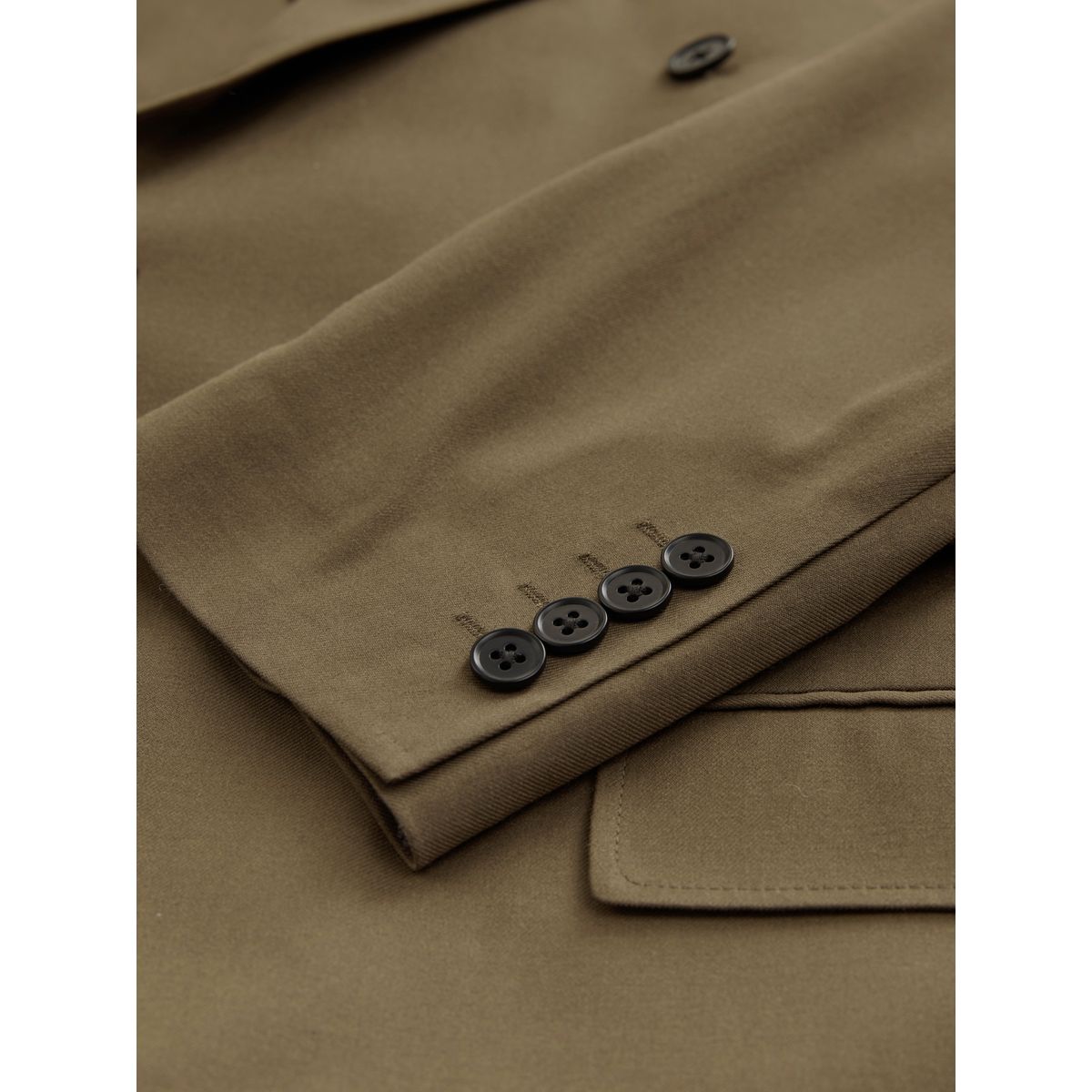 Veste de costume à boutonnage croisé marron fauve, NEXT
