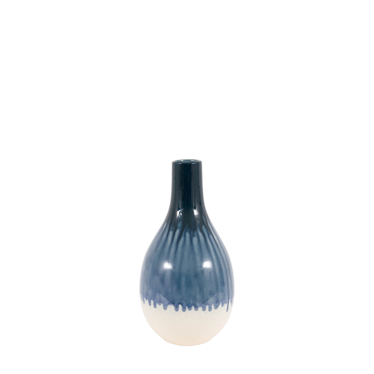 Ornica Organic Fade Ceramic Vase in Blue blue, ÉDITÉ