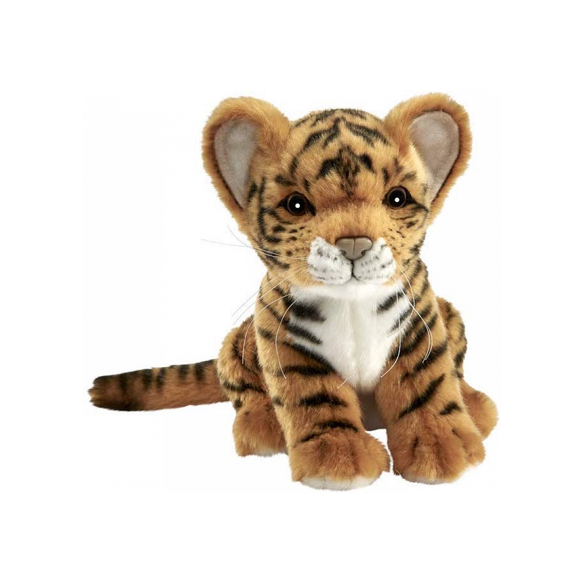 Tigre bebe assis couleur unique, HANSA