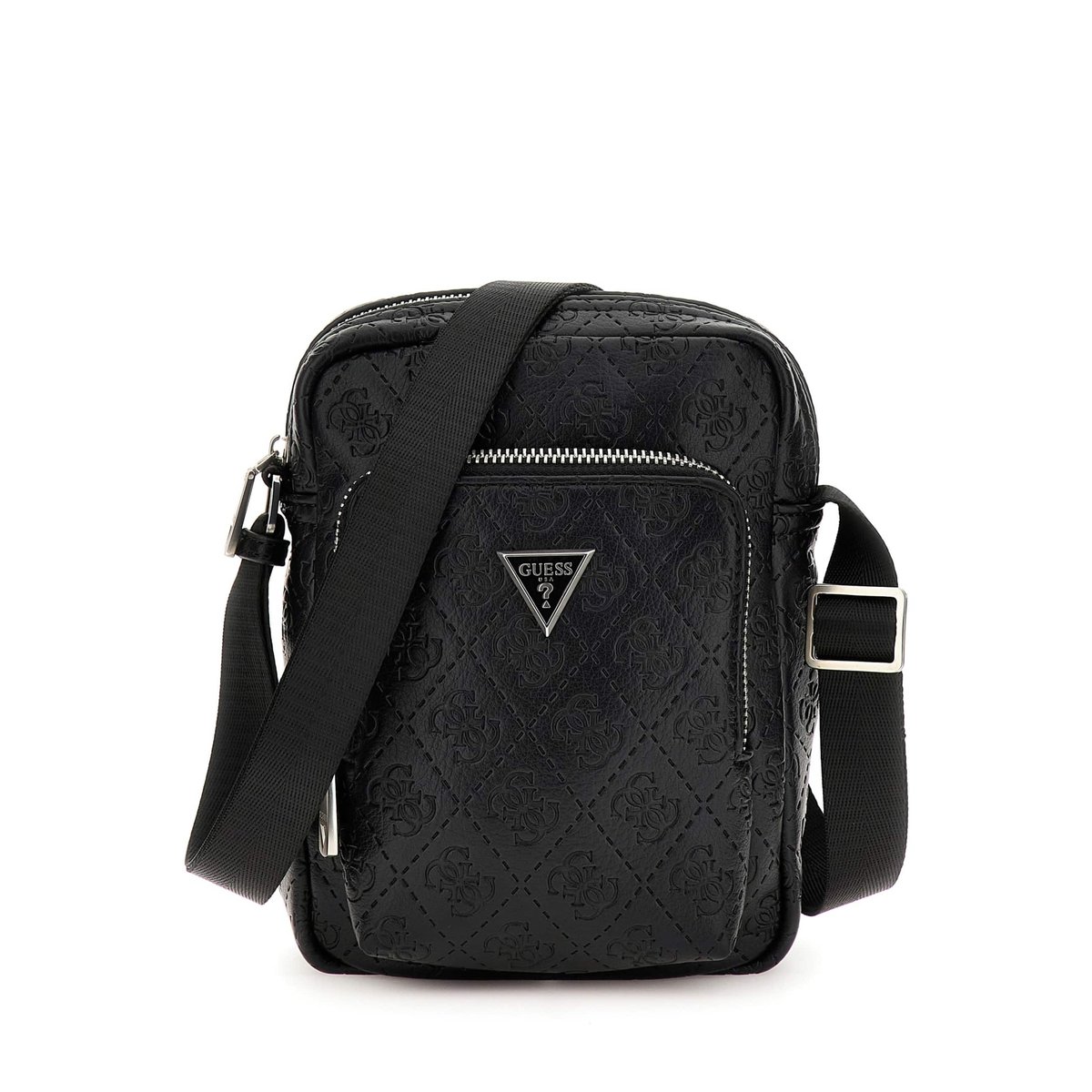 Mini Sac À Bandoulière Milano Logo 4G noir, GUESS