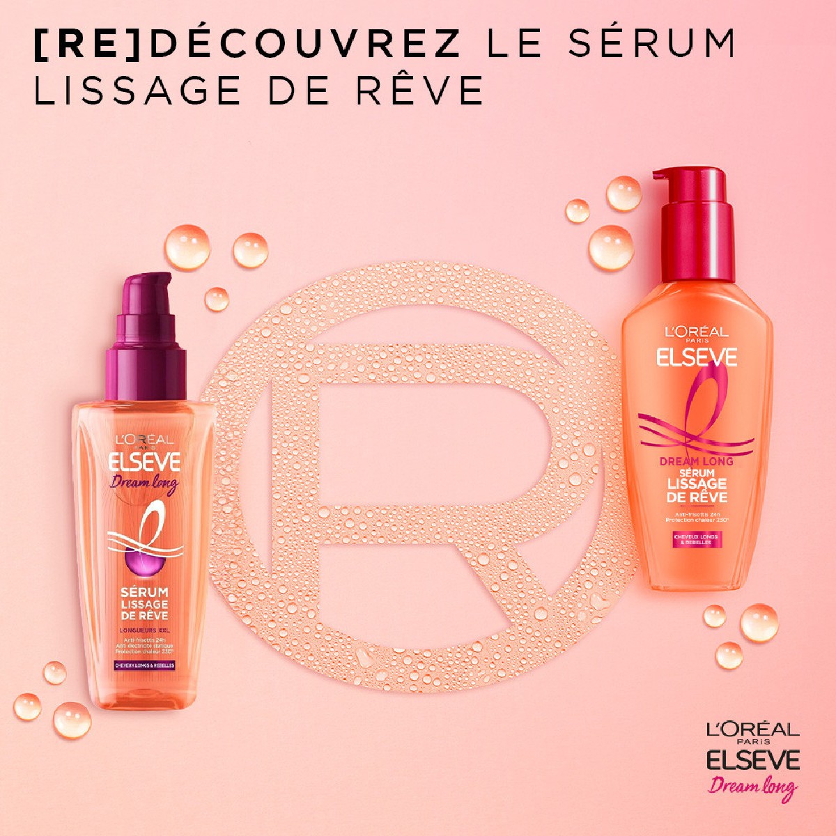 Sérum Cheveux Lissage de Rêve Elsève 100ml couleur unique, L'OREAL PARIS