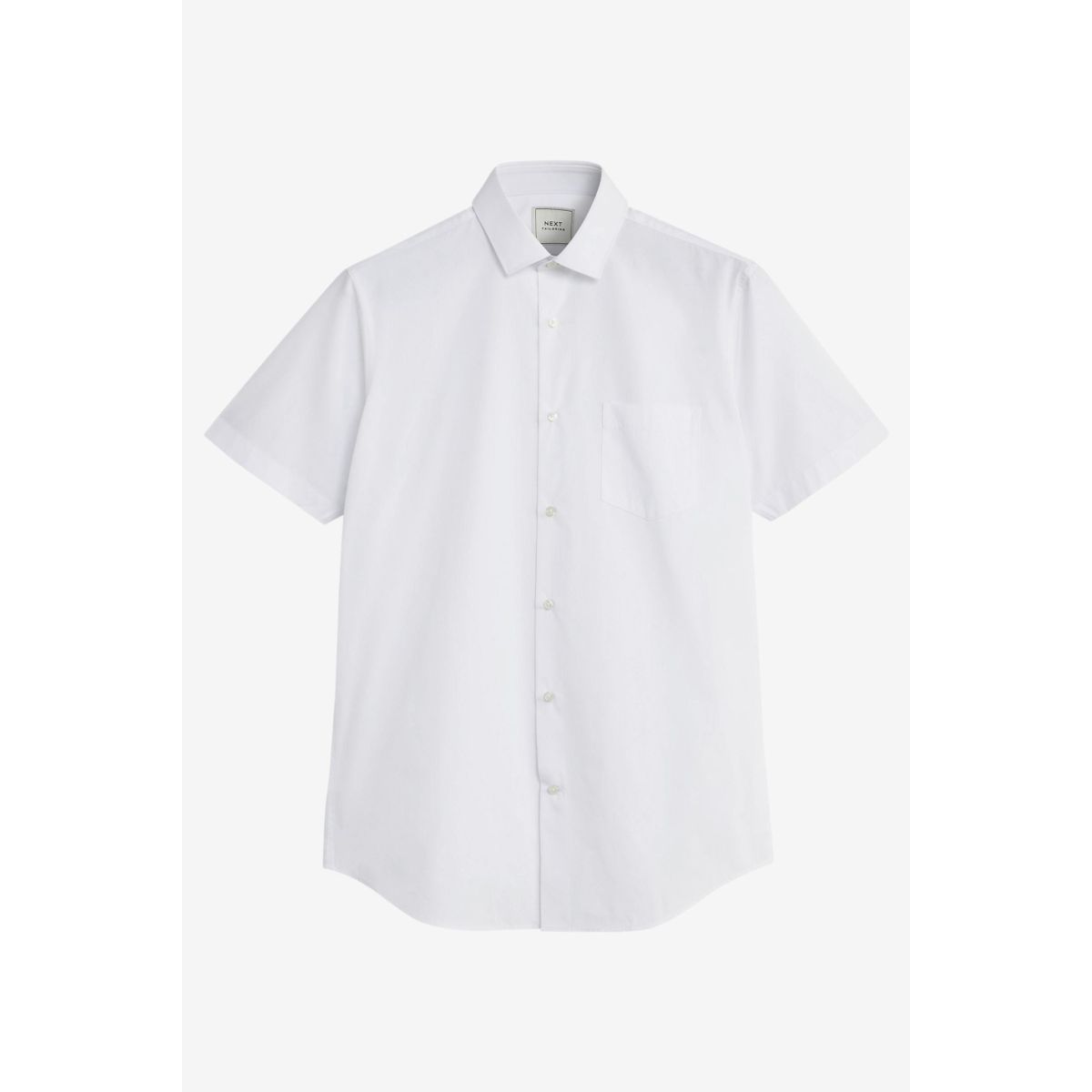 Chemise regular habillée facile d'entretien blanc, NEXT