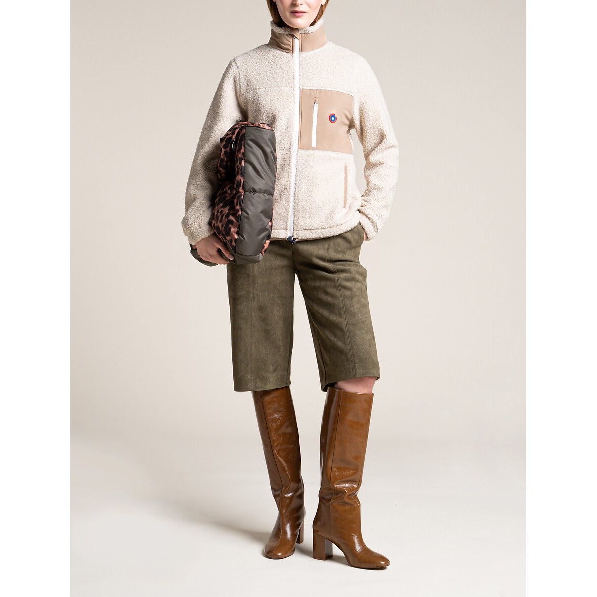 Veste en sherpa, MONGE coquille, FLOTTE