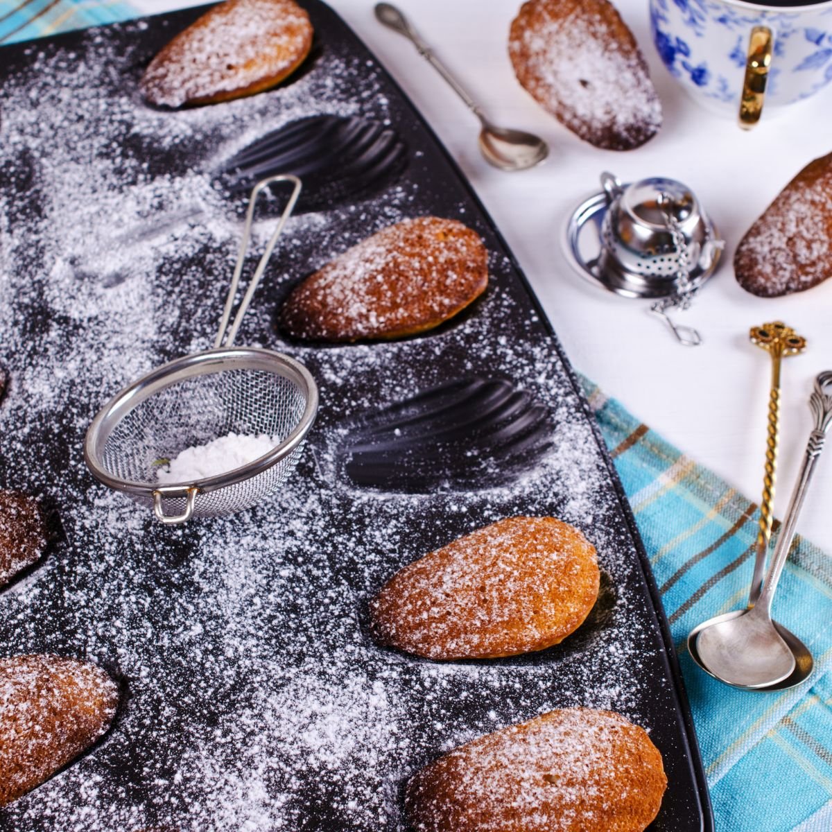 Lot de 2 moules à madeleines 12 empreintes noir, ZENKER