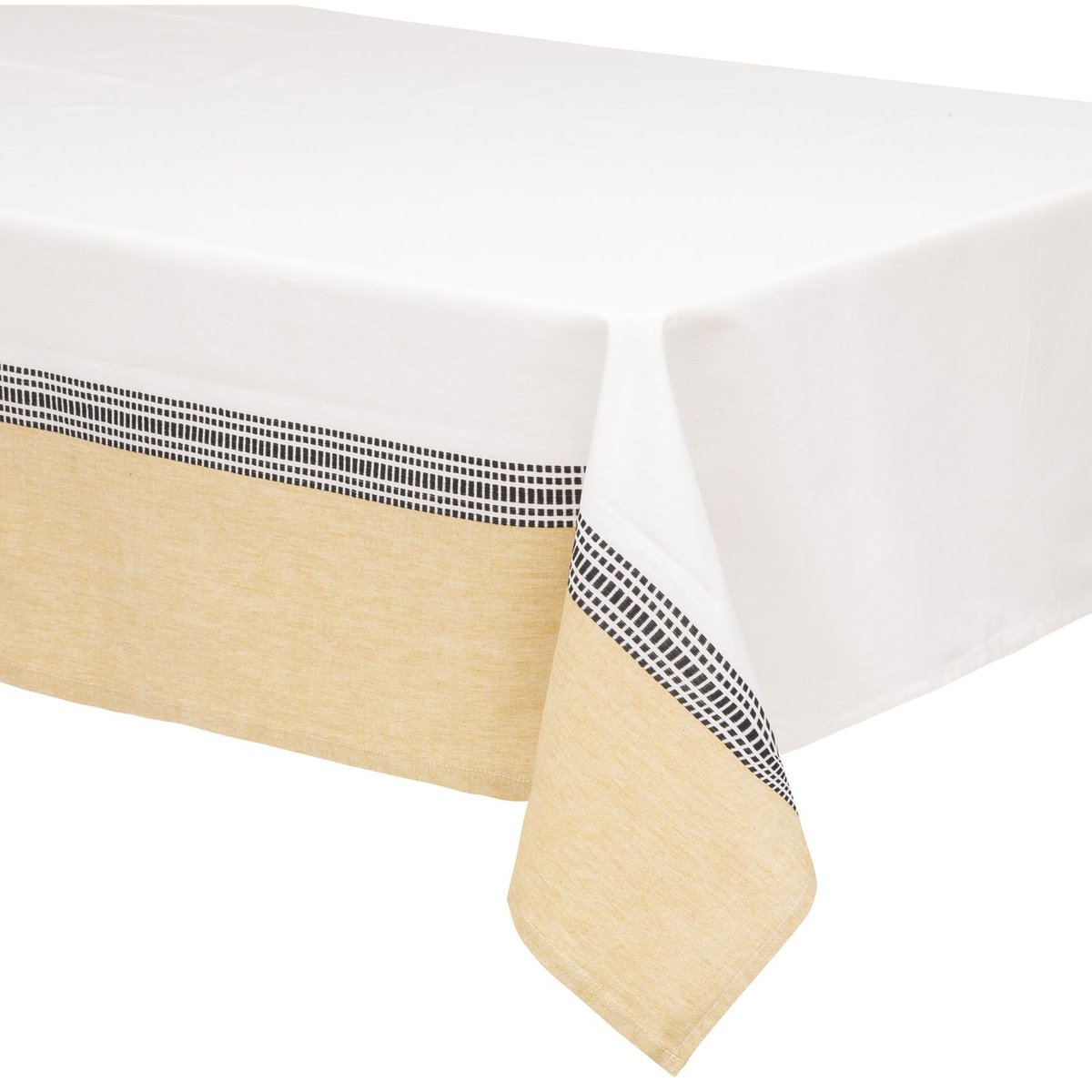 Nappe rectangulaire en coton DOLLY orange, ATMOSPHERA