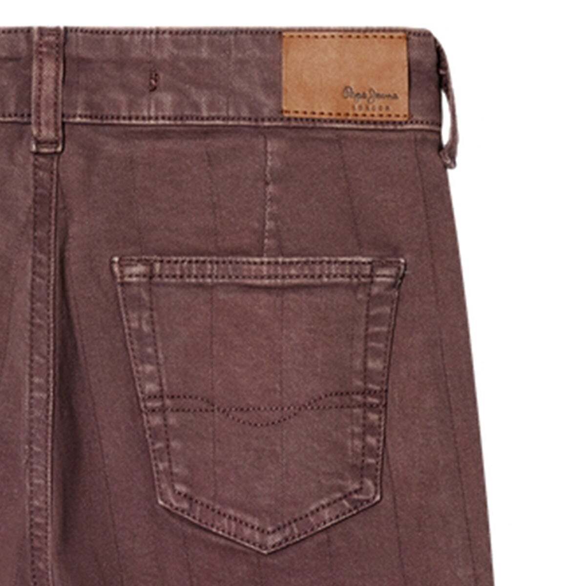 Catalina - Jean Coupe Culotte, Taille Moyenne grue des bois brun, PEPE JEANS