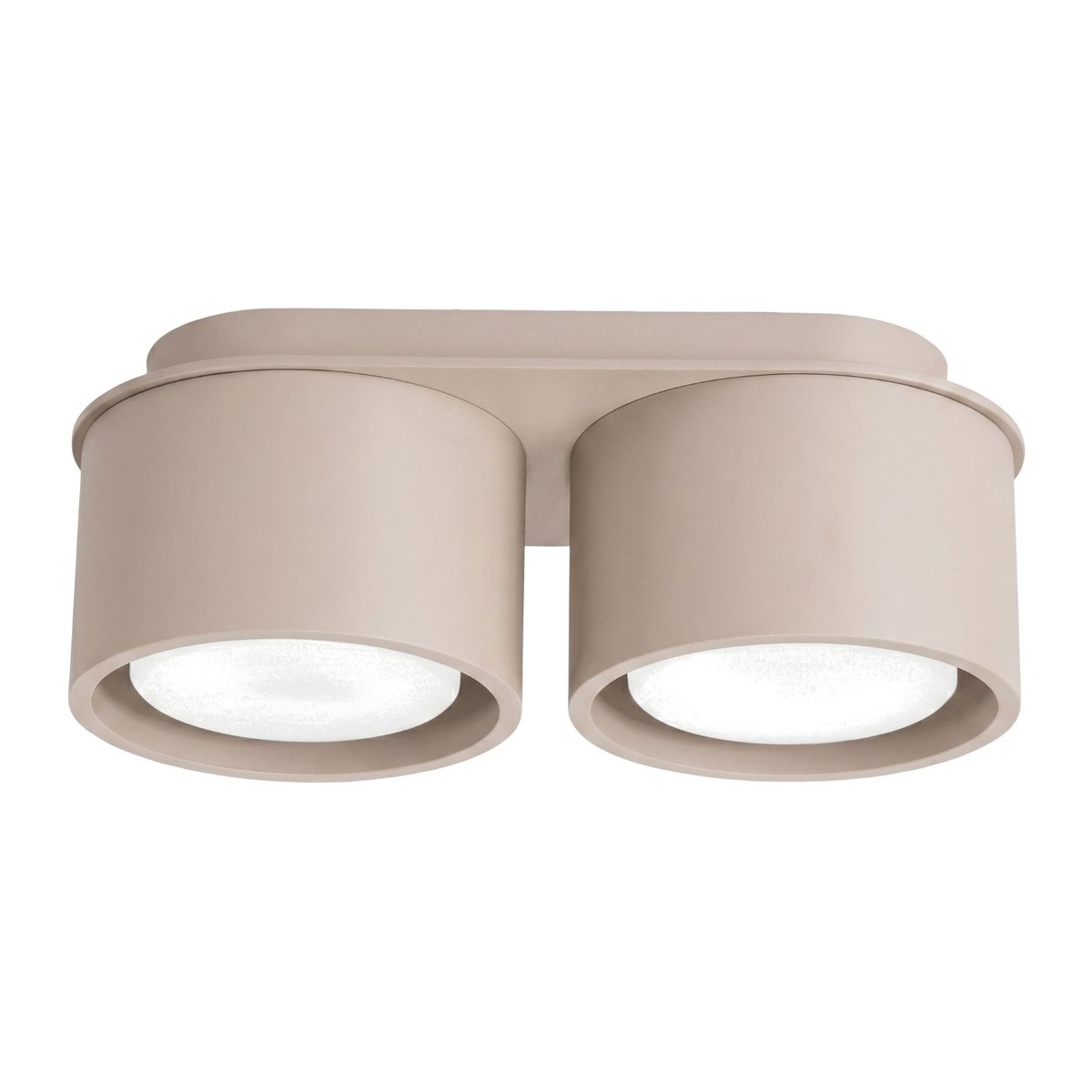 Plafonnier Aluminium Taupe Gx53 2 MODO taupe, EDEN