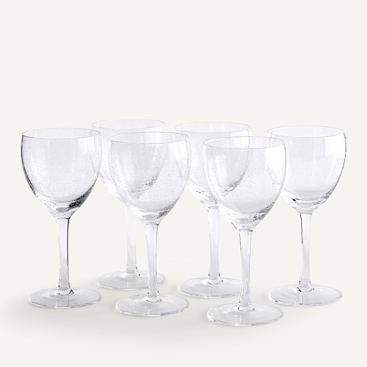 Lot de 6 verres à vin blanc, Badia transparent, AM.PM