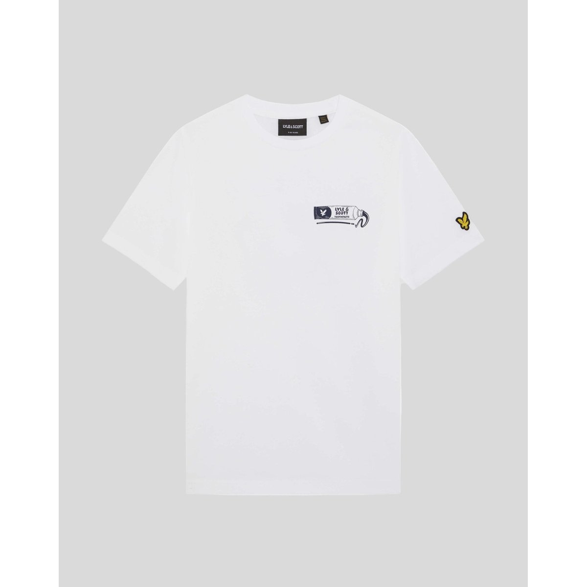 T-shirt imprimé dos graphique blanc, LYLE & SCOTT