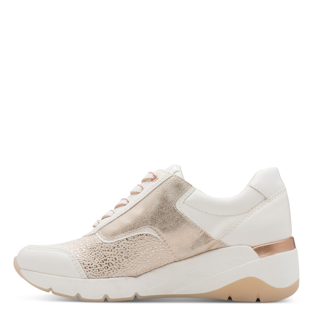 Basket vegan blanc prune combiné, JANA