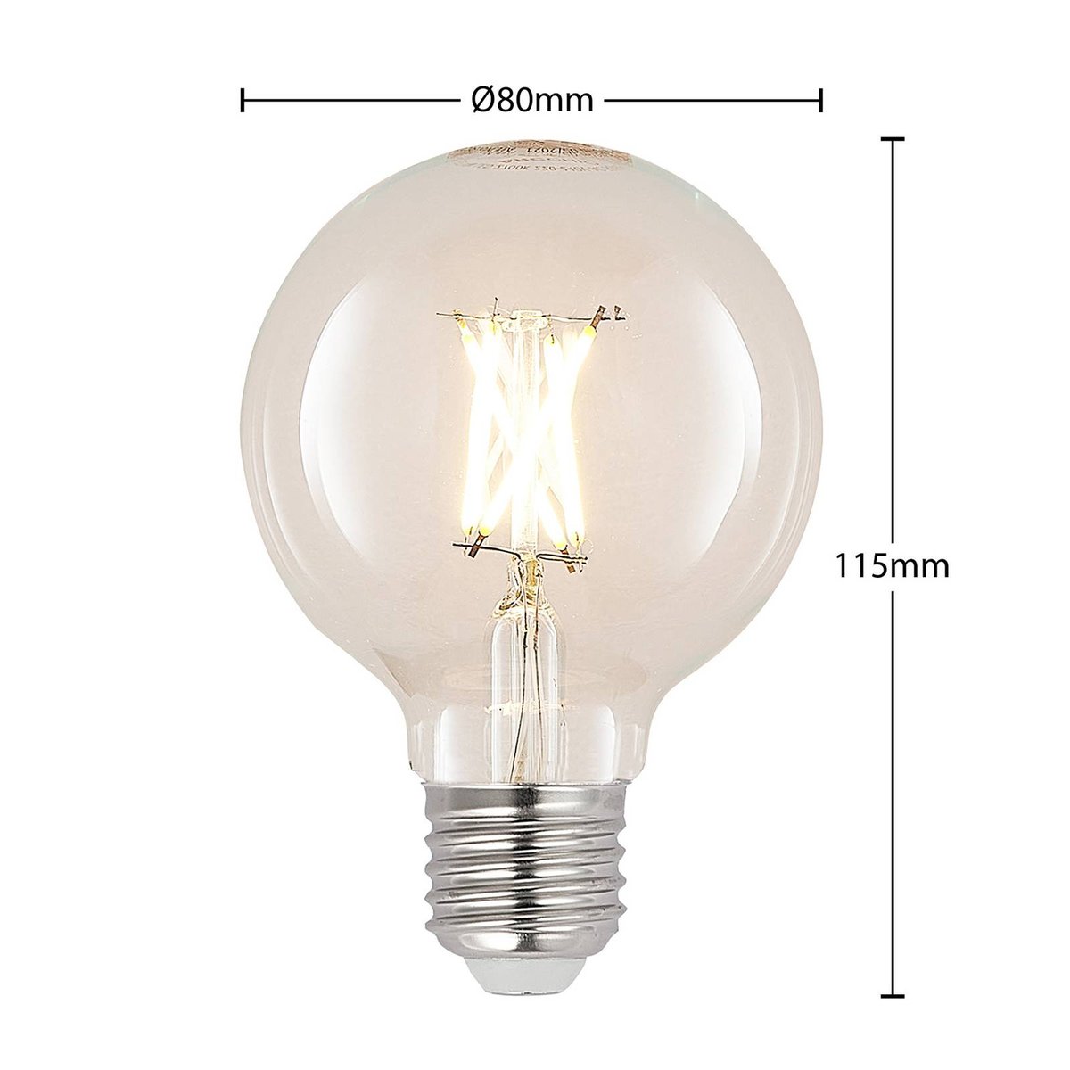 Ampoule E27 en verreLED, E27 4W LED couleur unique, ARCCHIO