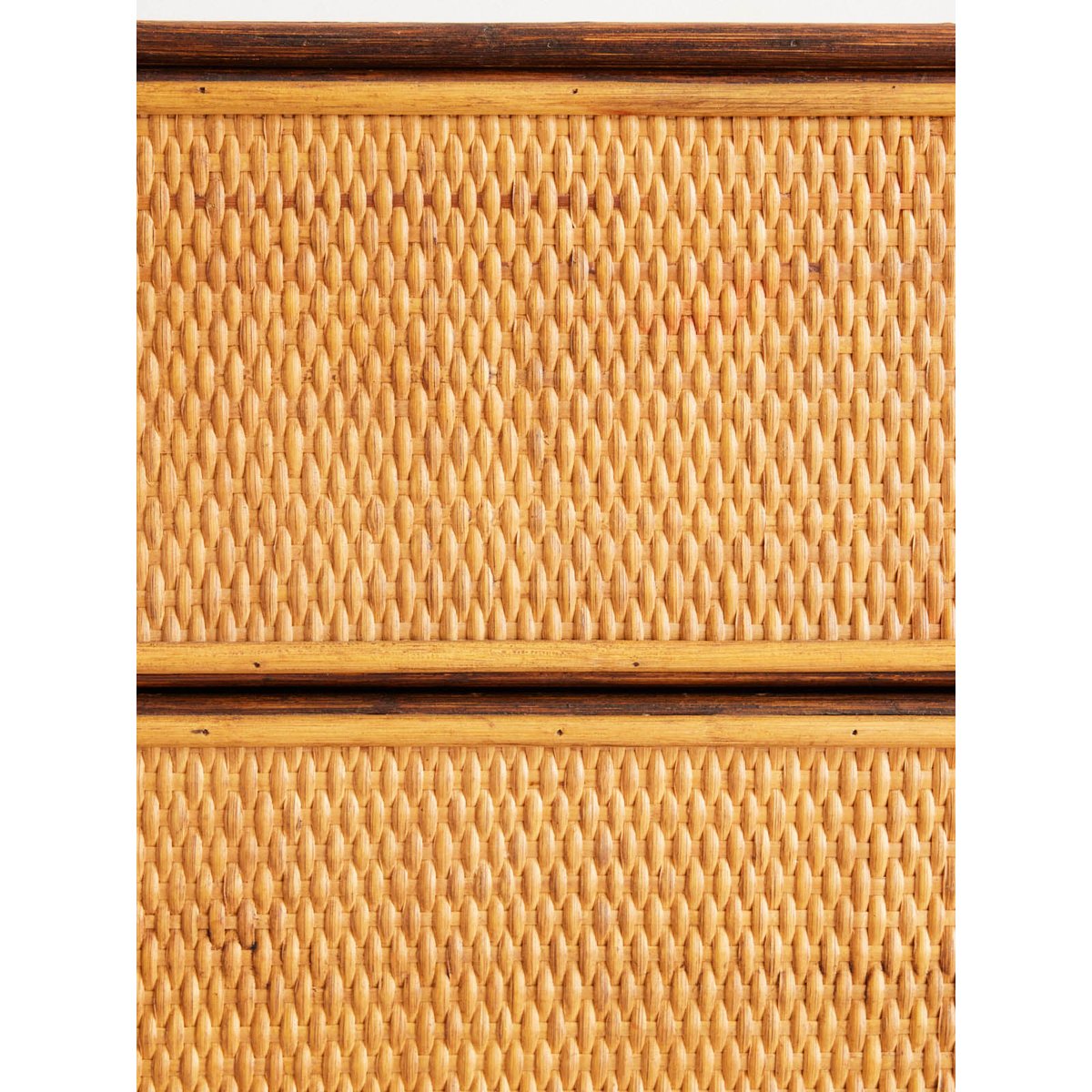 Commode en osier Garance N°776 - Bon état bois clair, DEBONGOUT