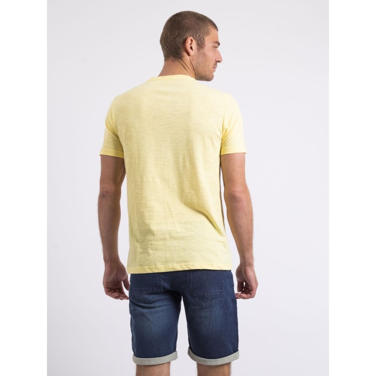 T-shirt Col Rond Nopajoux jaune, RITCHIE