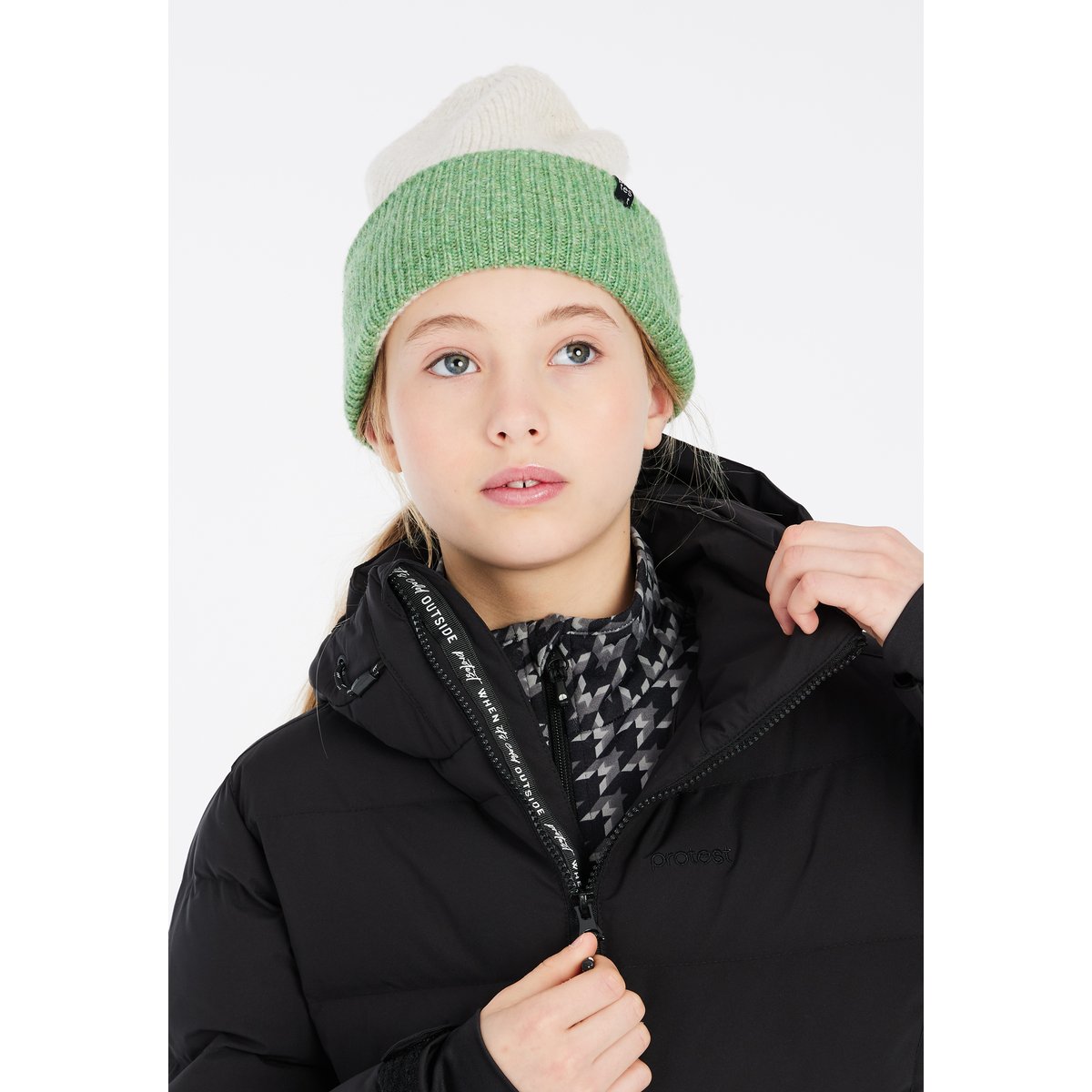Veste de ski et de snowboard PRTELINY JR true black, PROTEST