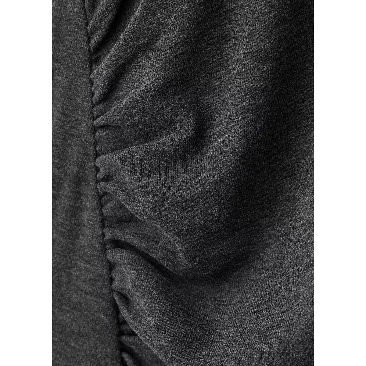 Robe basila gris anthracite, MANGO