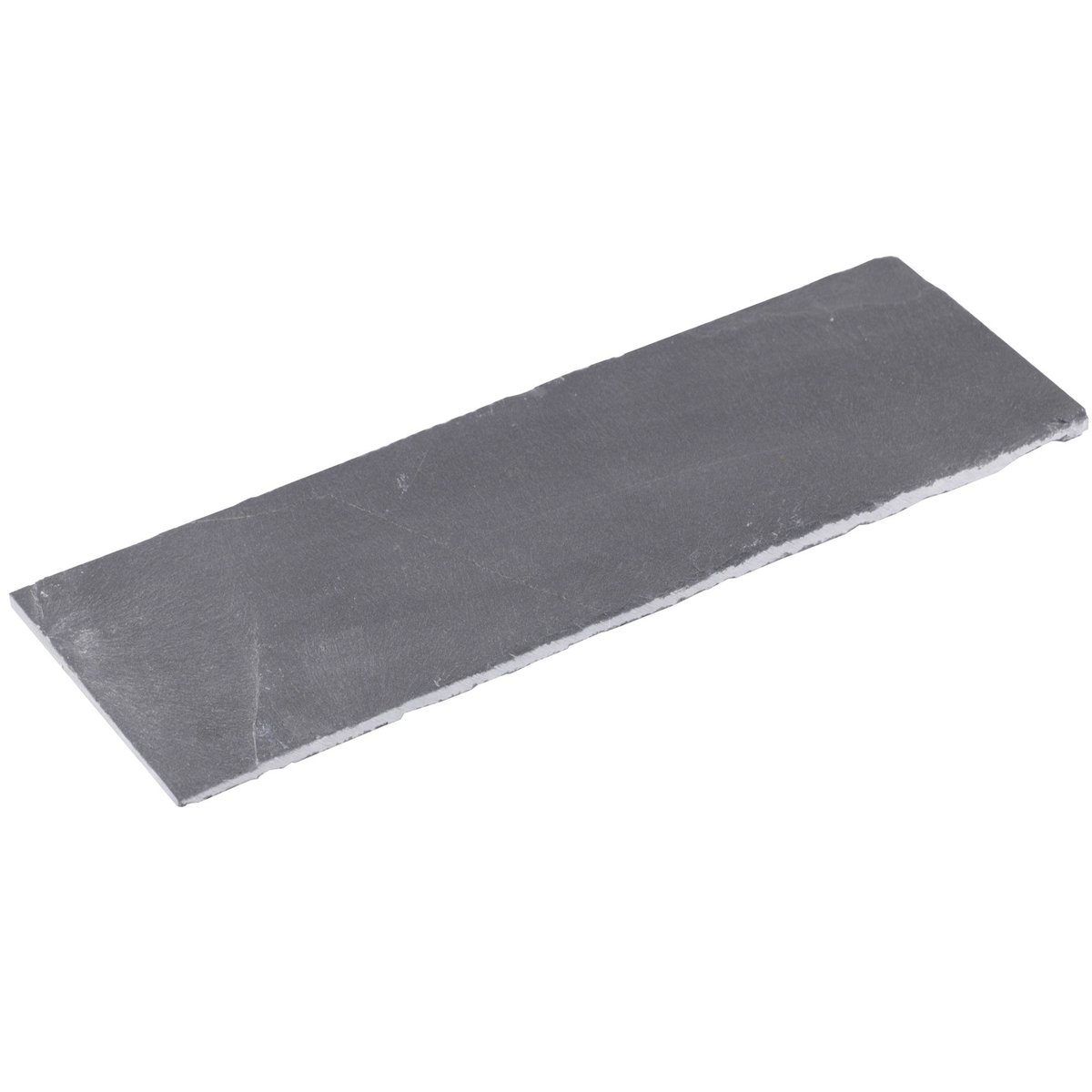 Assiette en ardoise rectangulaire - 10x30cm gris, WADIGA