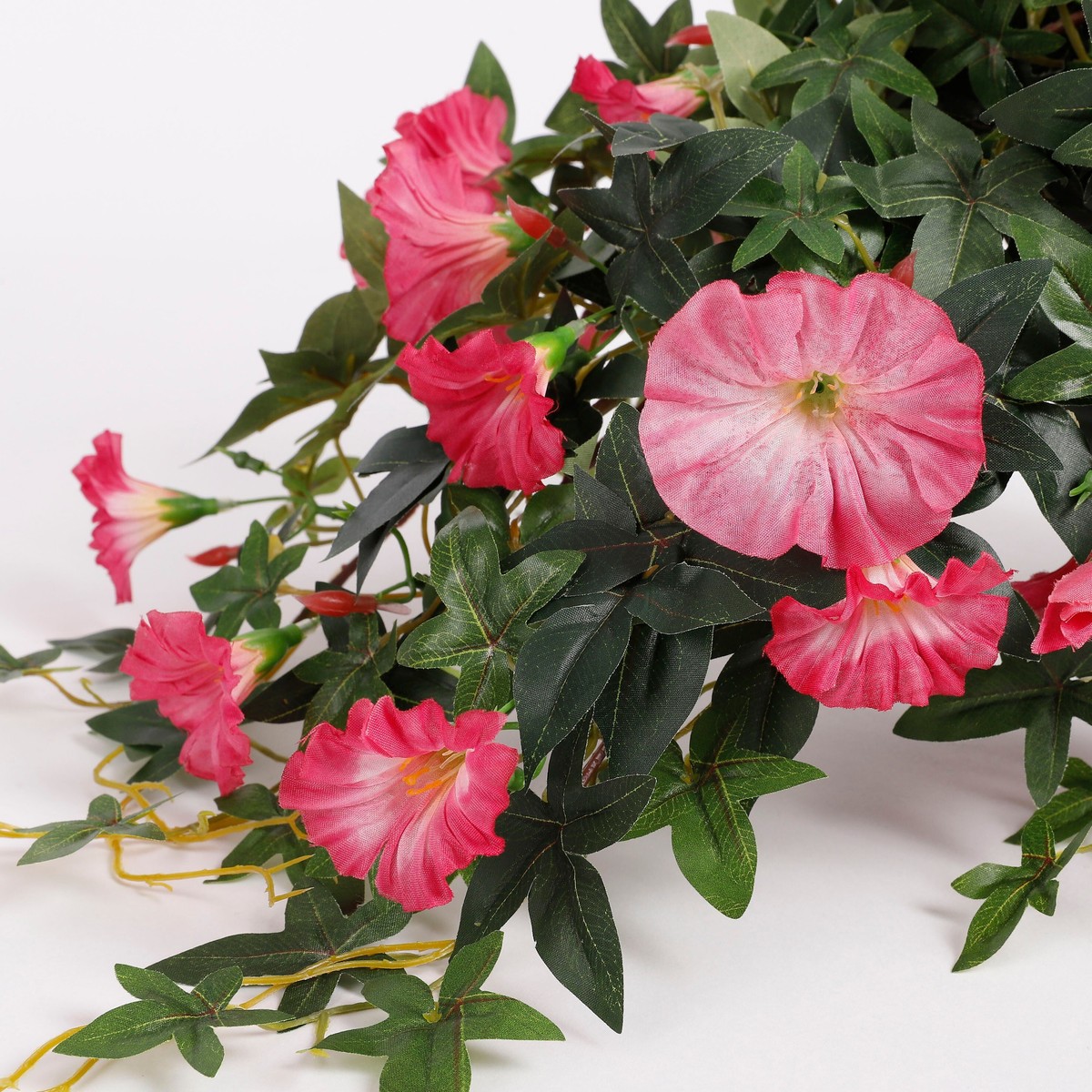 Plante artificielle suspendue PETUNIA HANGING rose foncé, MICA DECORATIONS