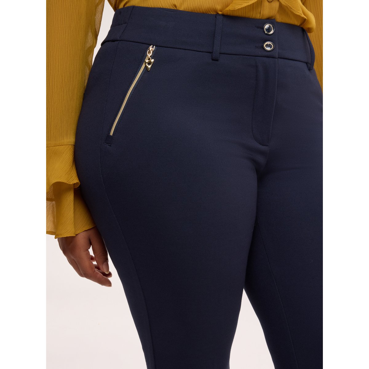 Pantalon Kick Flare bleu, FIORELLA RUBINO