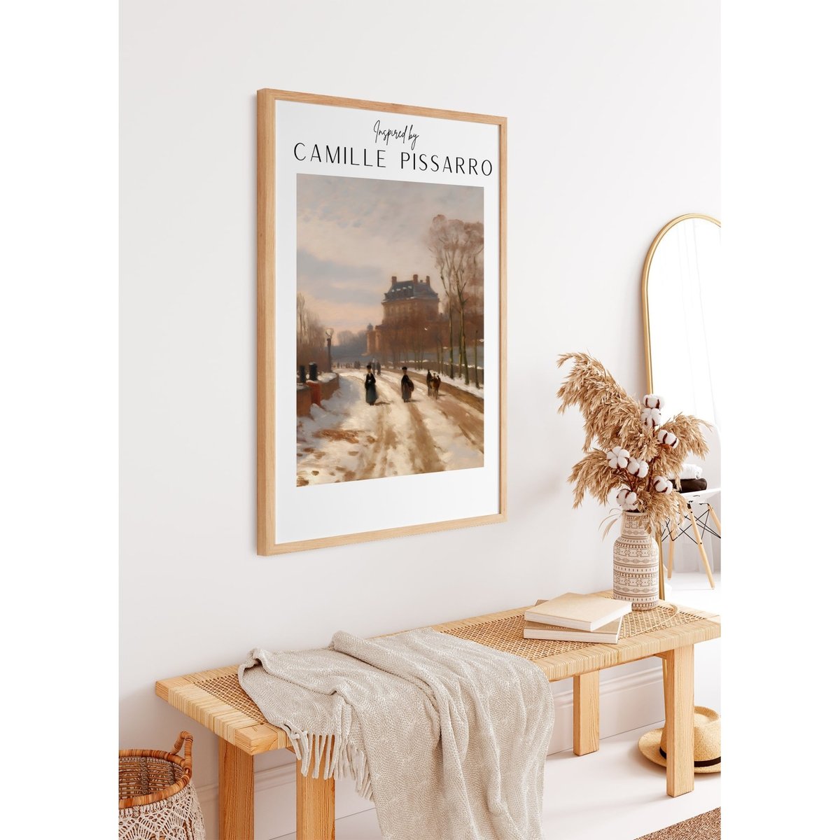 Affiche Camille Pissarro n°12 blanc, L'AFFICHERIE