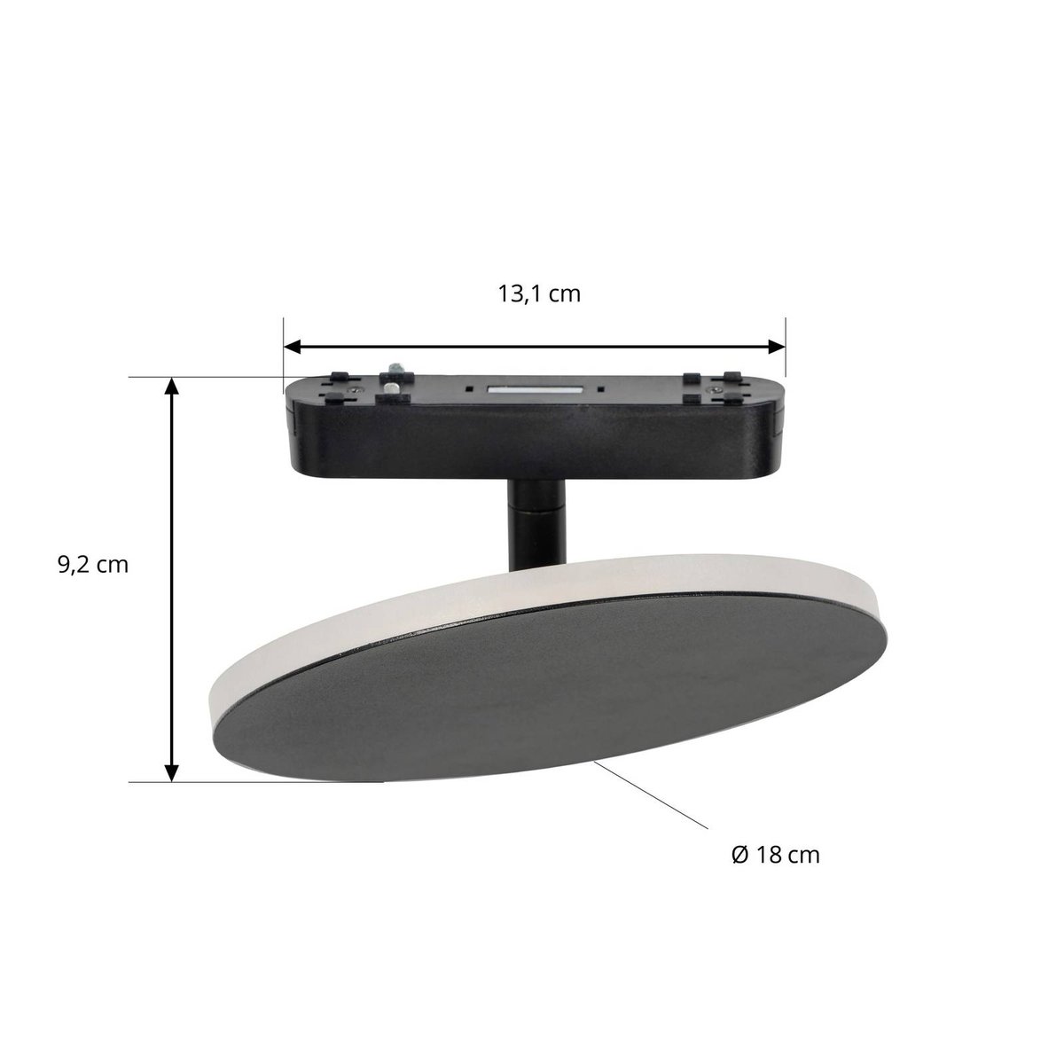 en aluminium moderneLED, Lumaro 48V noir, LINDBY