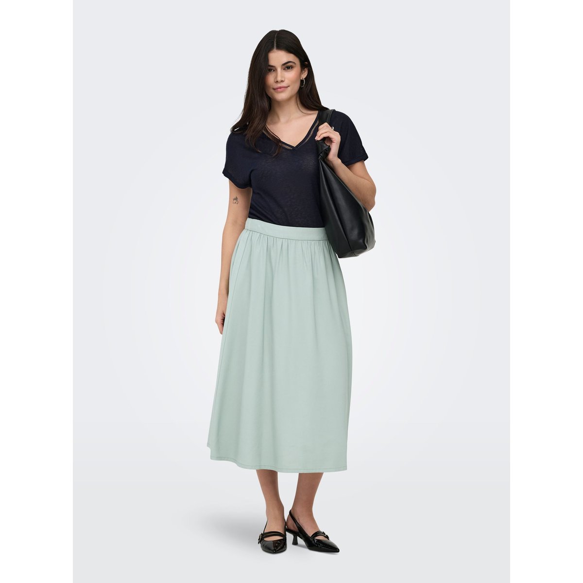 Jupe verte - jadeite 1, ONLY