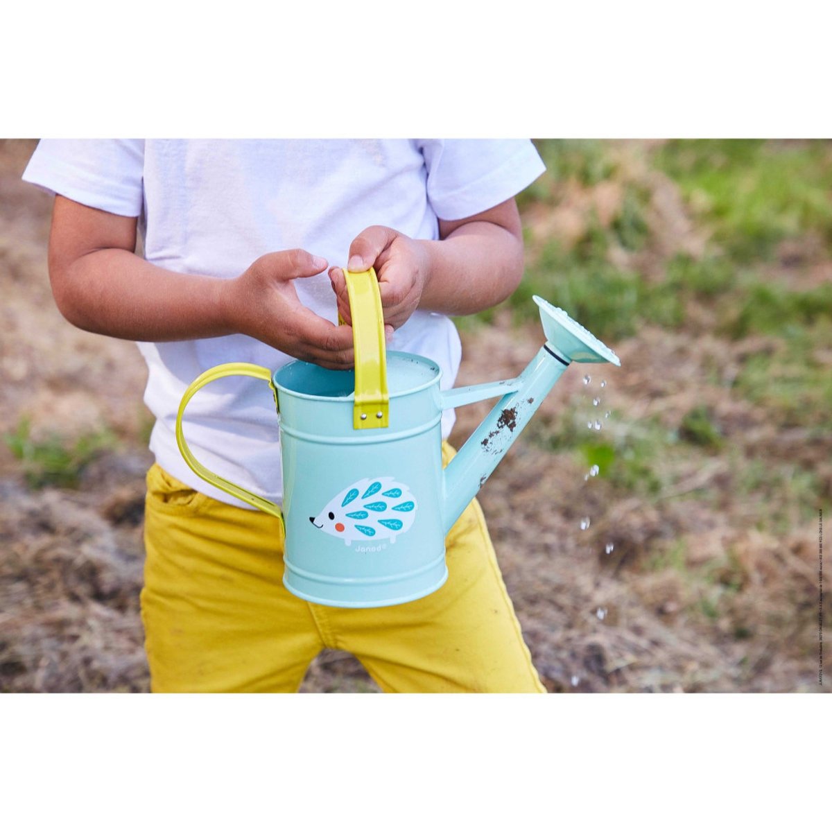 Jouet enfant Arrosoir Happy garden bleu, jaune, JANOD