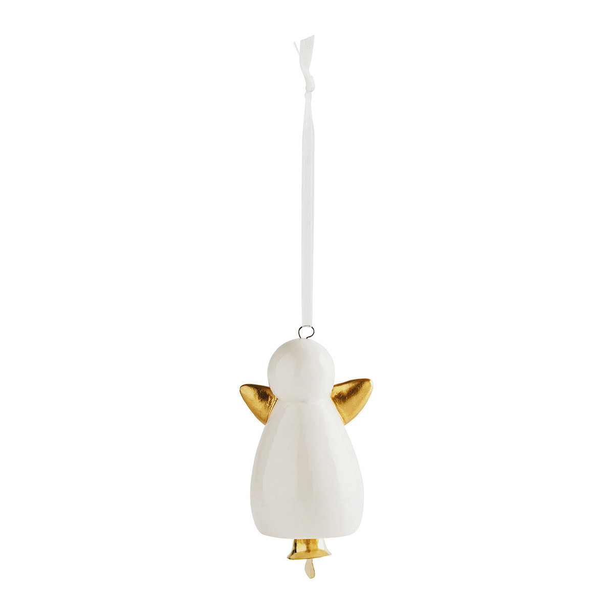 Set de 3 décorations de Noël en céramique blanc, MATHILDE M