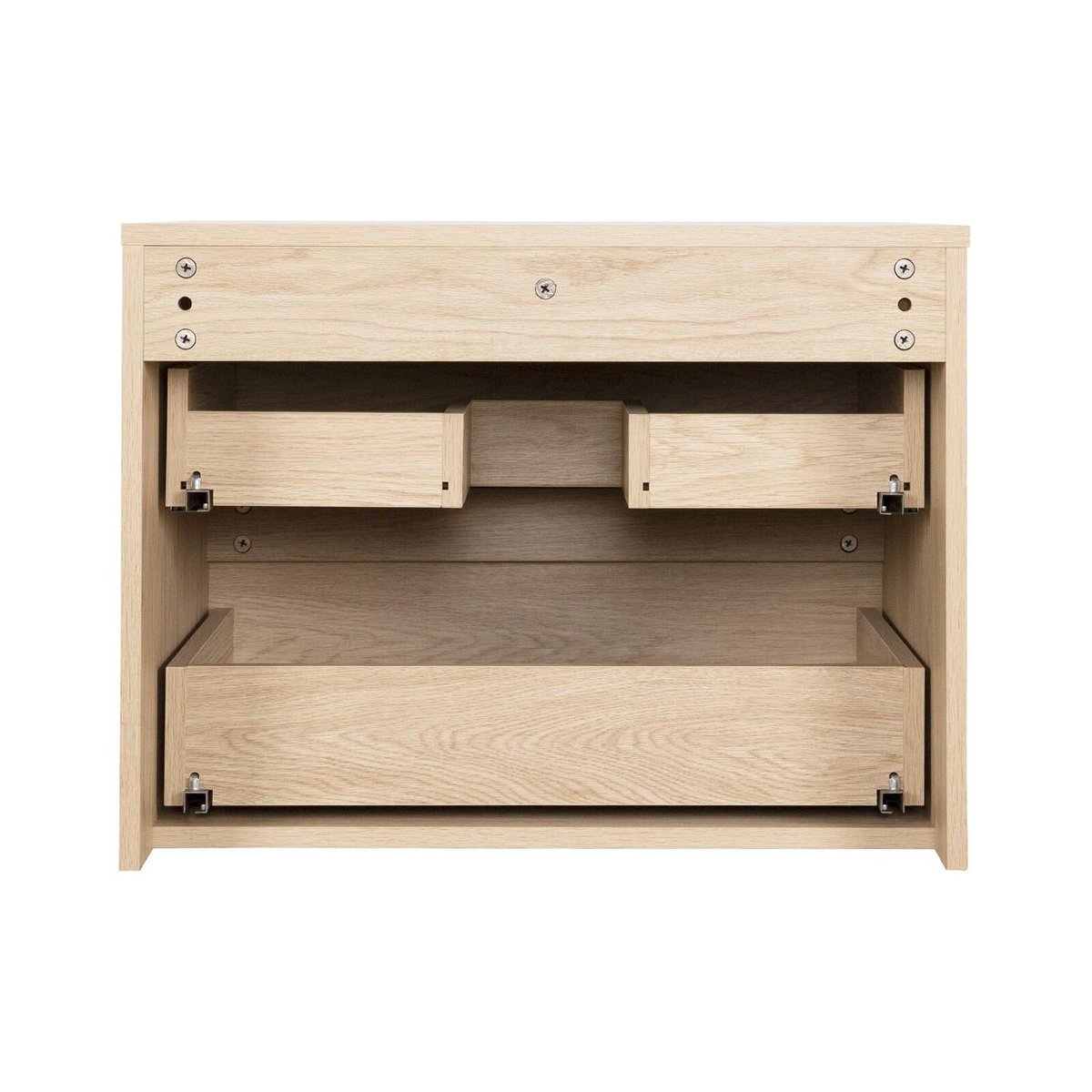 Meuble simple vasque décor chêne 60cm SORRENTO chêne, MOB IN