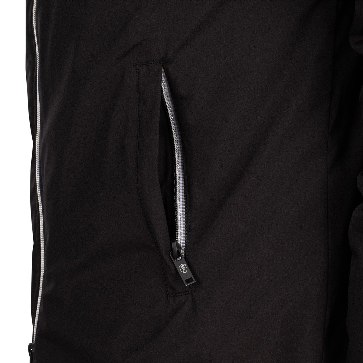 Parka à capuche patch noir, SHILTON