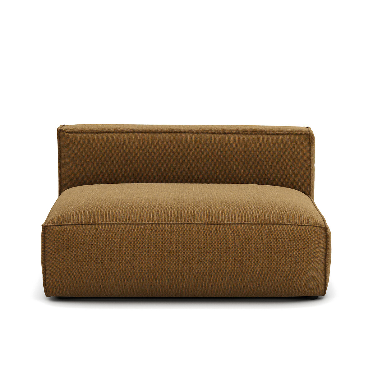 Element voor modulaire bank, 2-zit, in structuurstof, Seven taupe , LA REDOUTE INTERIEURS