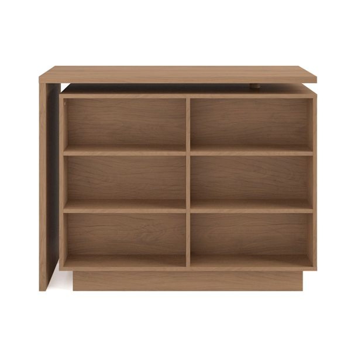 Îlot central cuisine 125cm plateau pivotant naturel, ZAGO