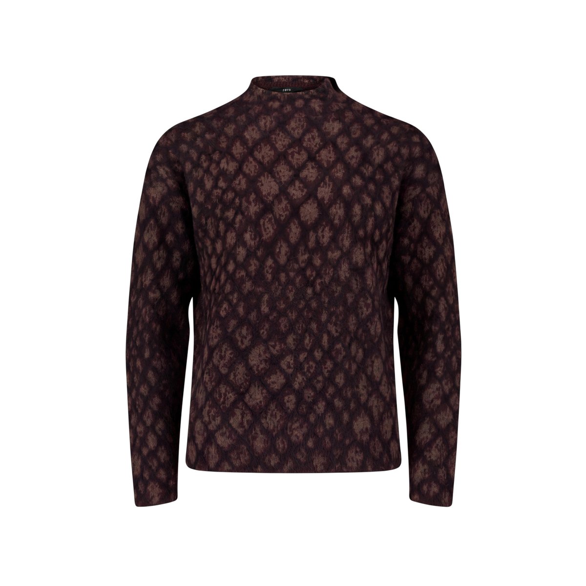 Pull-over en maille à motifs black/brown, ZERO