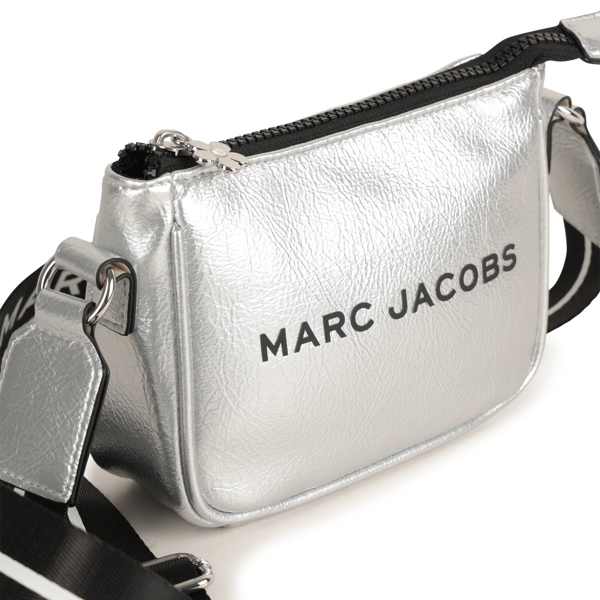 Sac à main en tissu enduit silver, MARC JACOBS