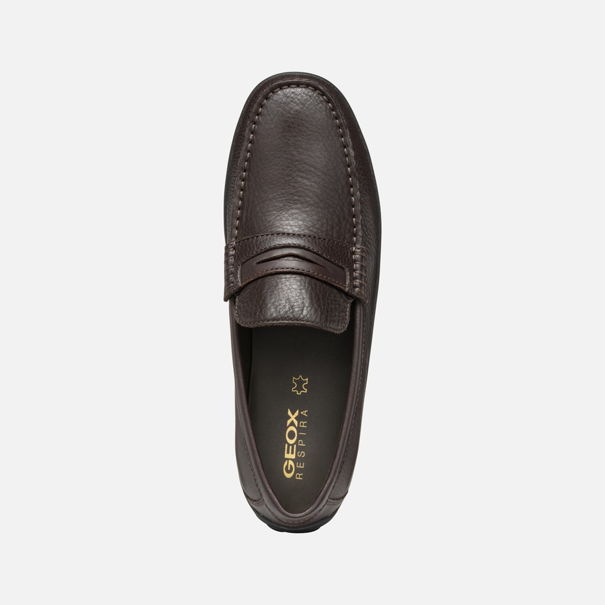 Mocassins U SPHERICA EC14 brun foncé, GEOX