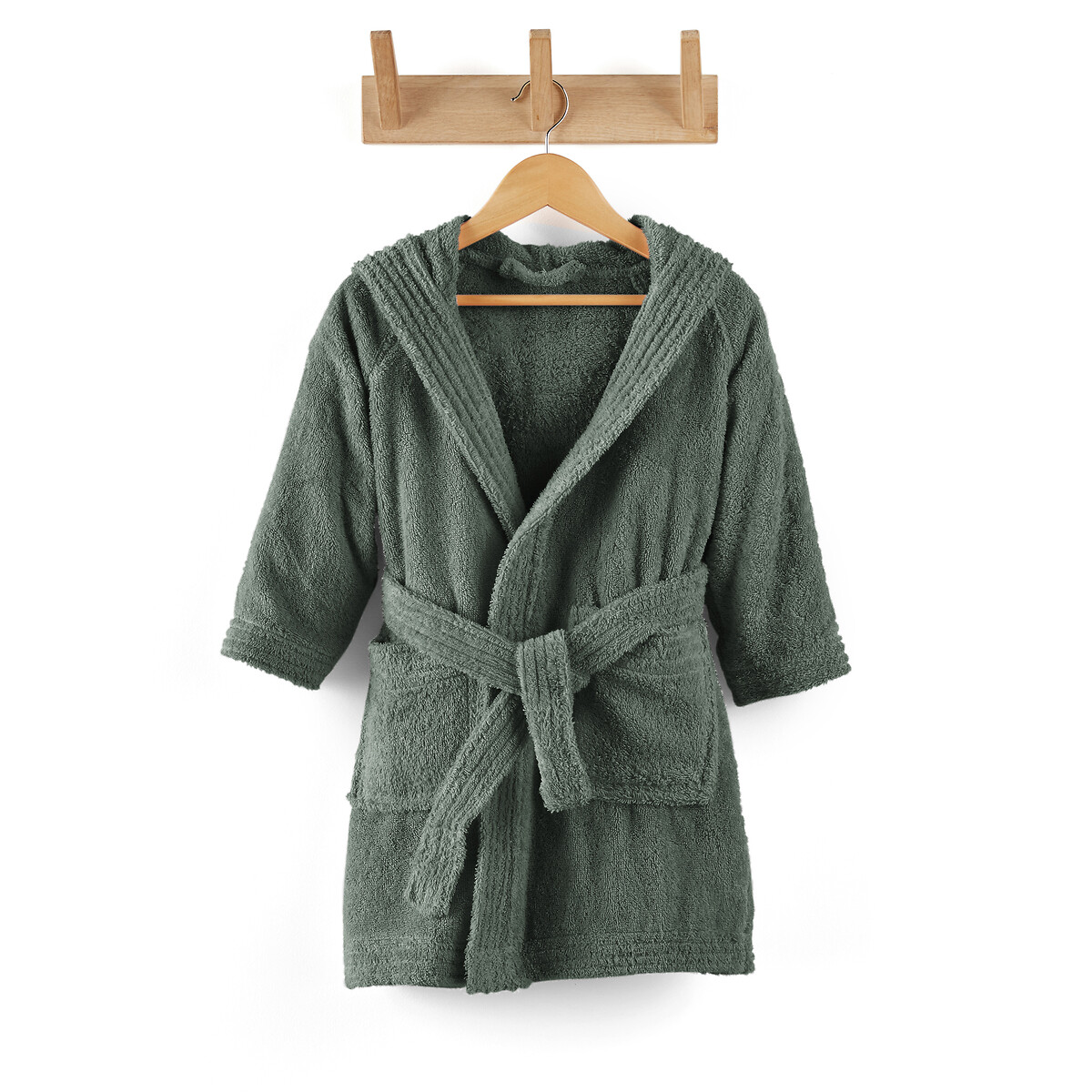Peignoir enfant a capuche 450 g m haxel La Redoute Interieurs La Redoute