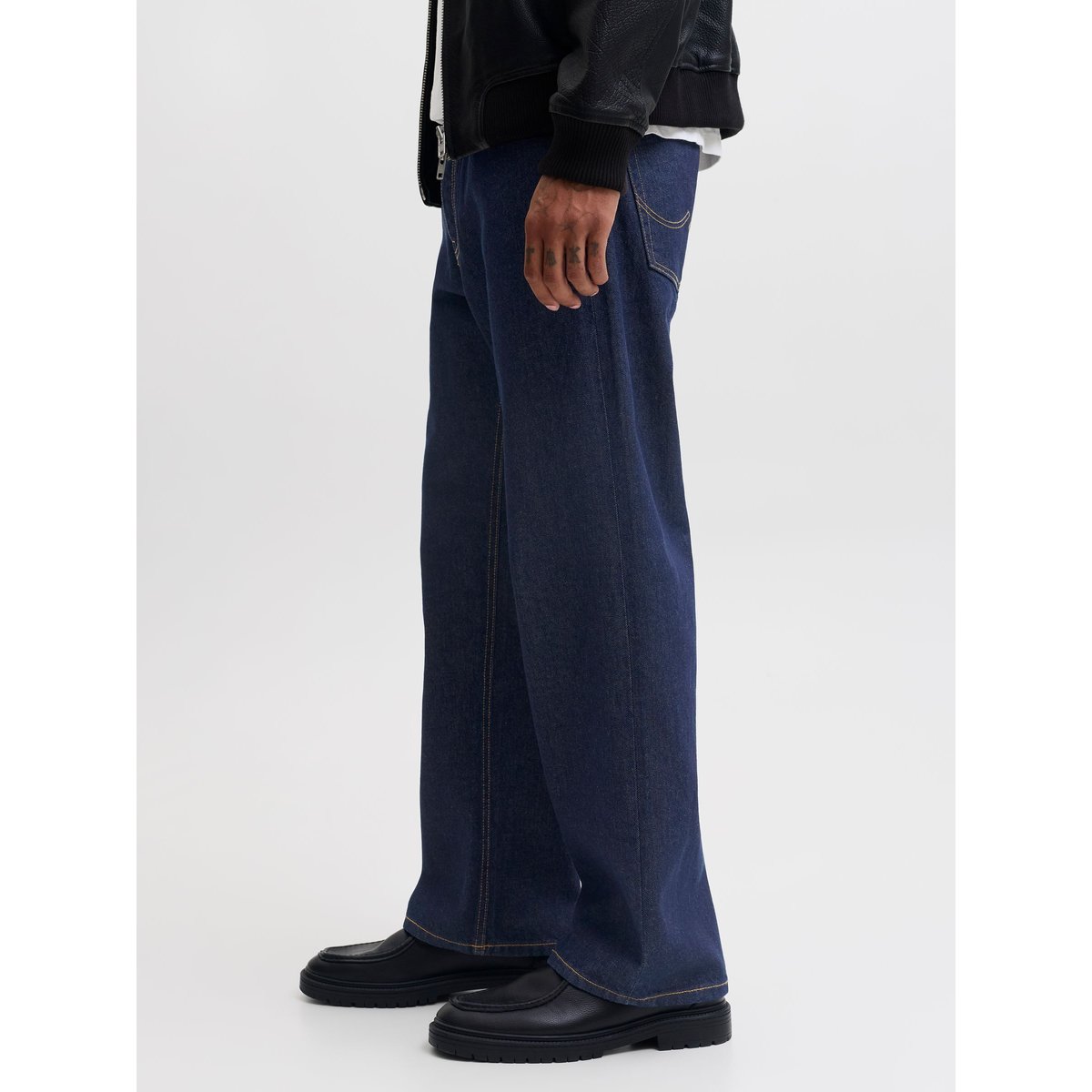 Jean À Coupe Large blue denim, JACK & JONES