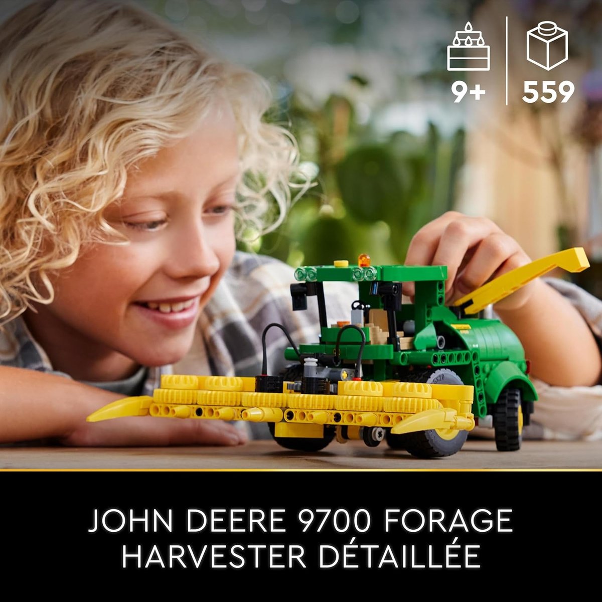 John Deere 9700 Forage Harvester v002239, LEGO