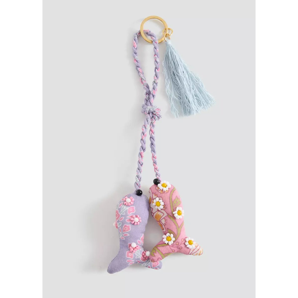Porte-clés breloques poissons lilas, MANGO KIDS