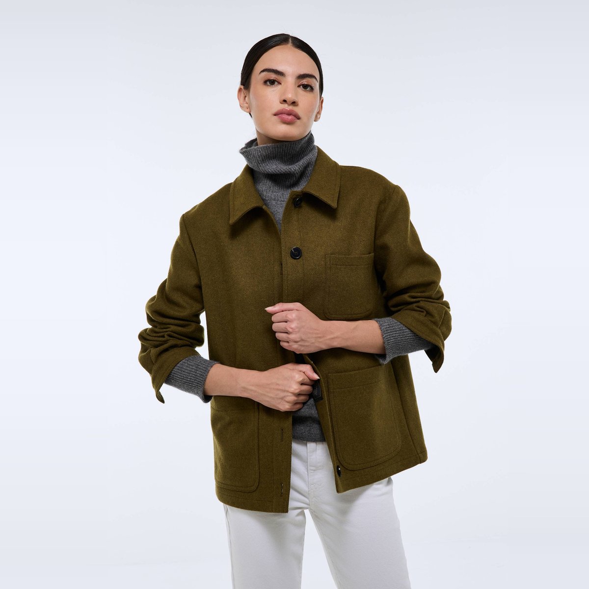 Veste contenant de la laine marine, MONOPRIX