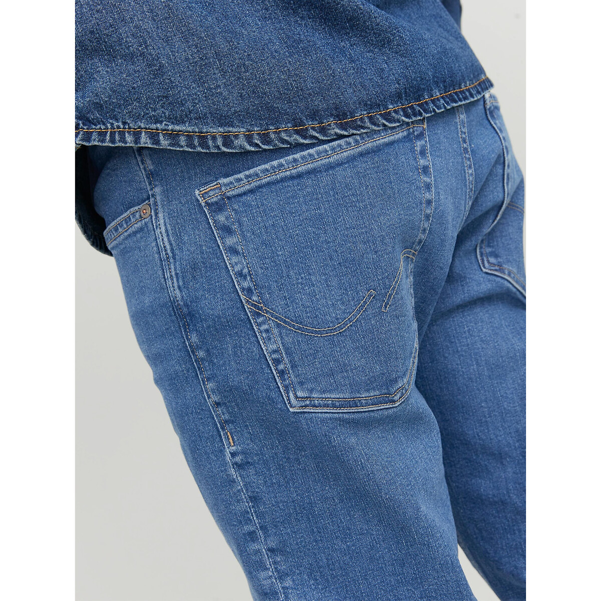 Mike Straight Jeans denim blue , JACK & JONES