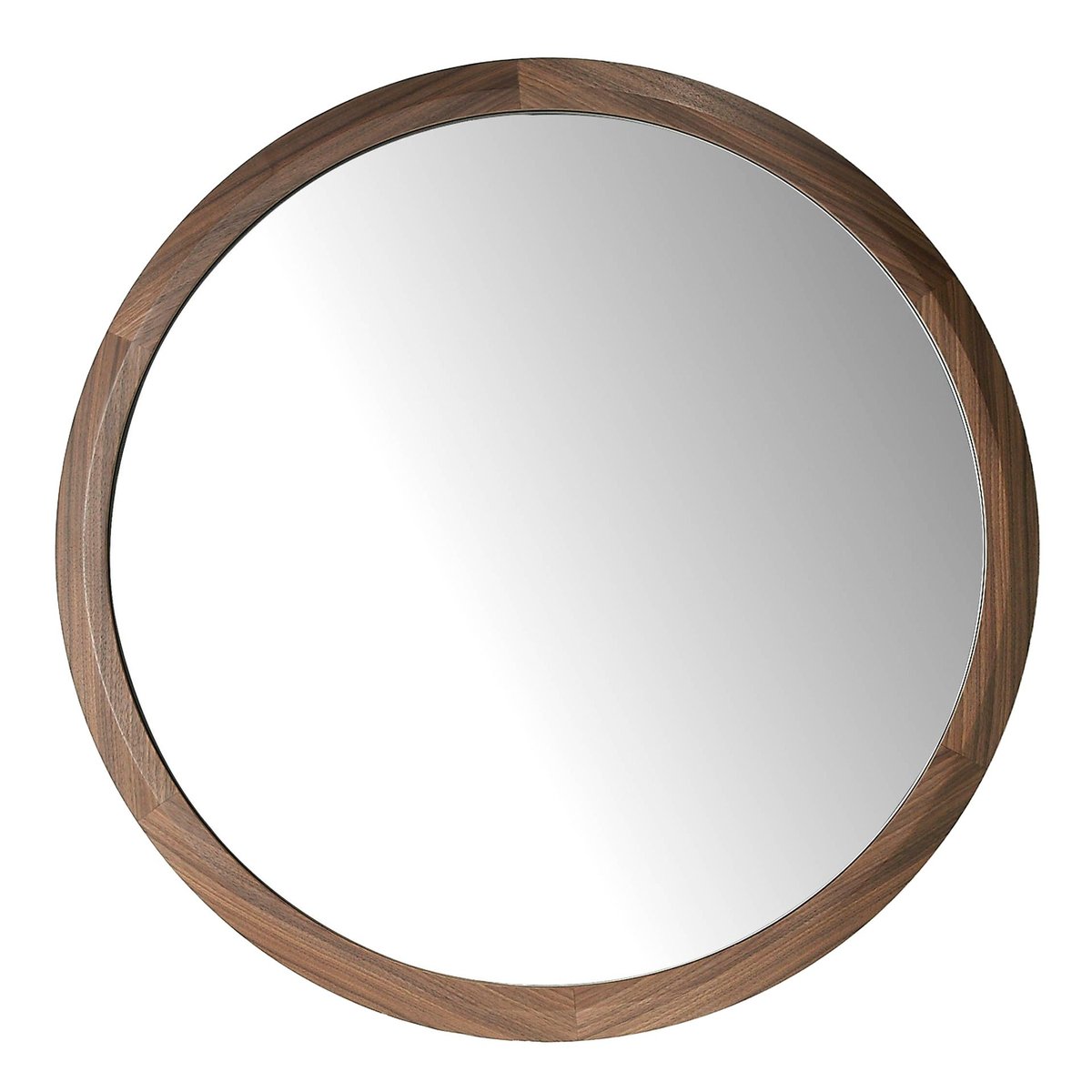 Miroir mural rond noyer noyer, ANGEL CERDA