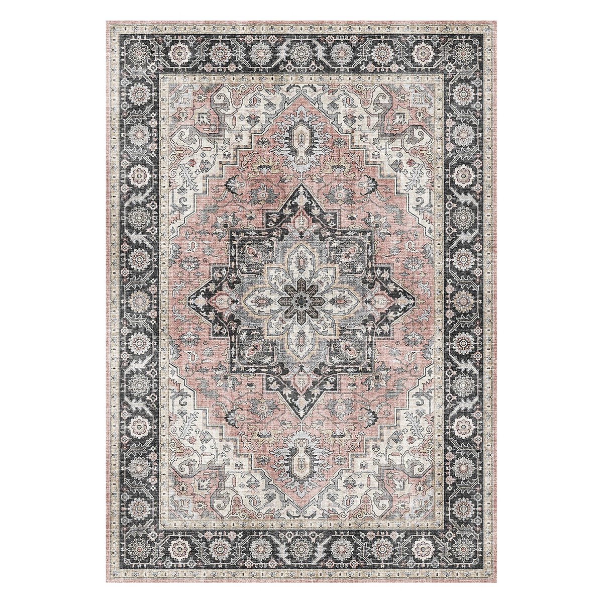 Tapis design effet velours ANATOLIA gris minéral, AFK LIVING