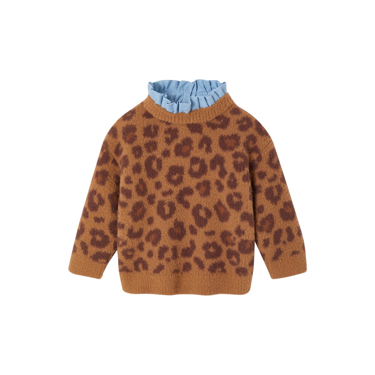 Pull bébé léopard capsule famille marron, VERTBAUDET