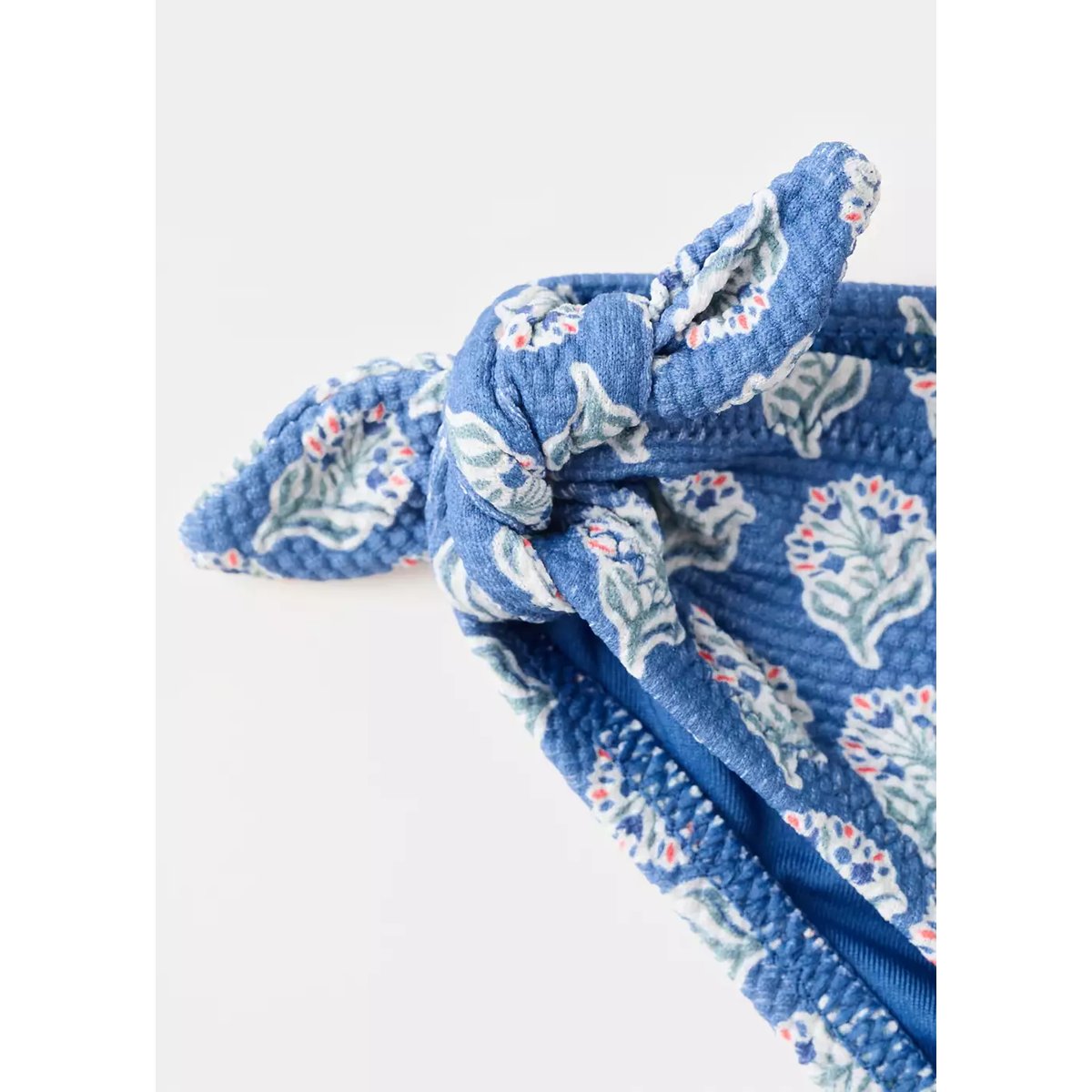 Culotte bikini en imprimé fleuri bleu marine, MANGO BABY