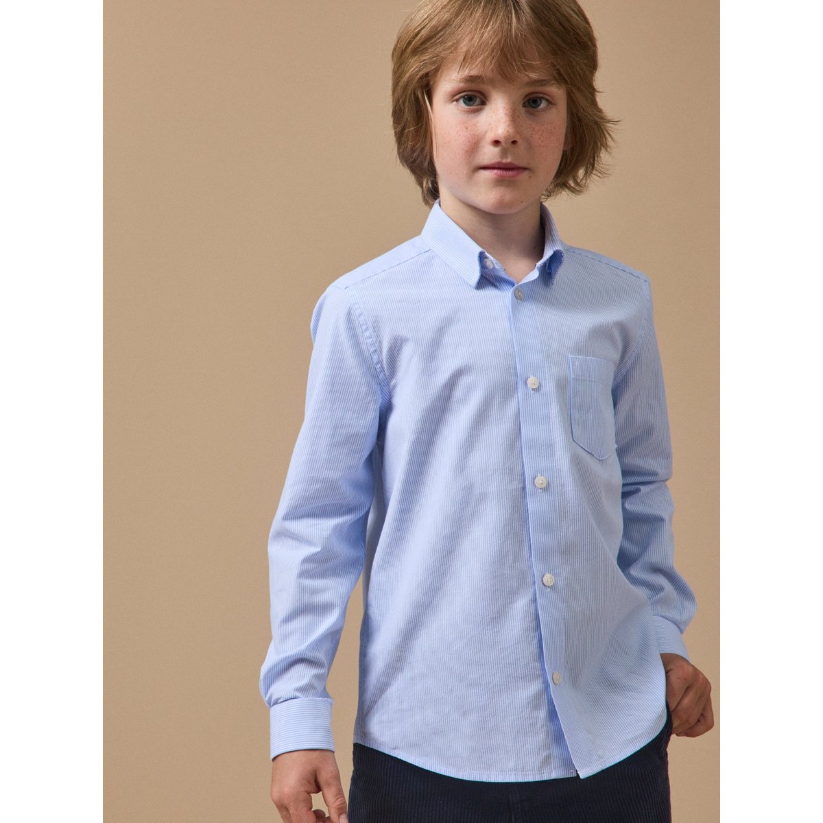 Chemise rayée blanc clair raye, CYRILLUS