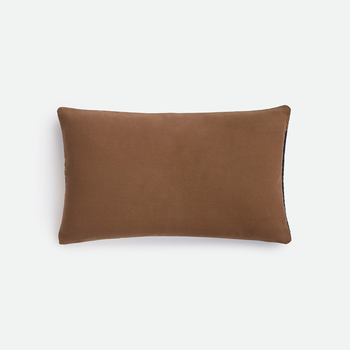 Funda de cojín bordada, rectangular, de algodón, JERAPAH marrón, LA REDOUTE INTERIEURS