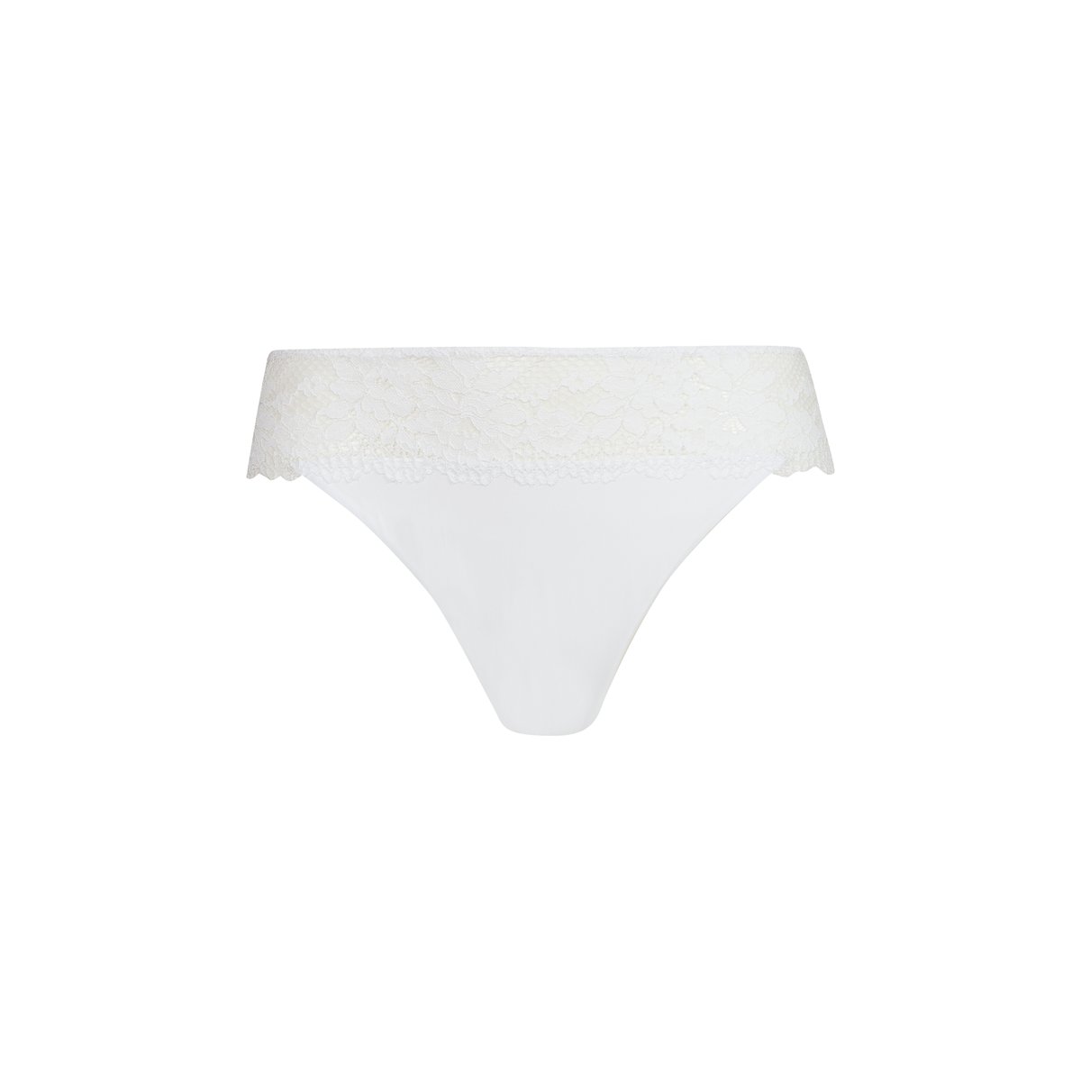 Slip RÉSILLE FLORALE blanc, WELL
