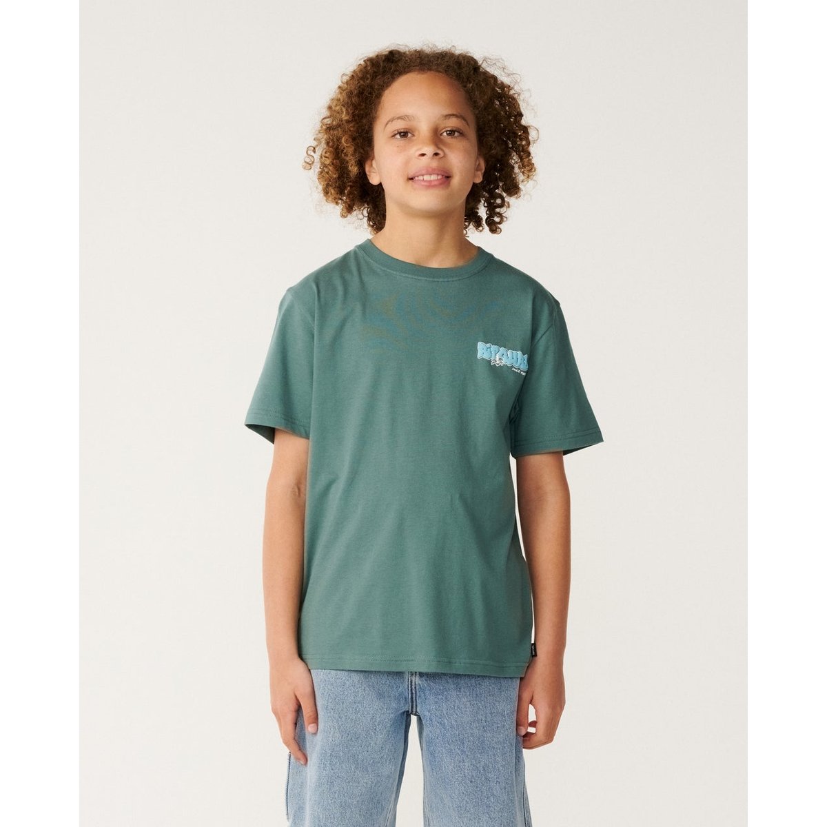 T-shirt enfant SURF SHACK muted green, RIP CURL