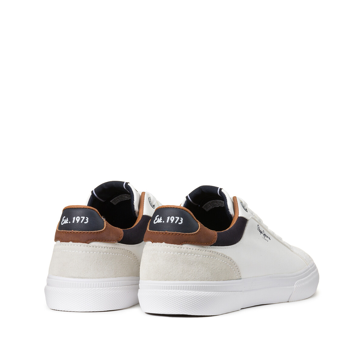 Sapatilhas KENTON COURT de cano baixo branco, PEPE JEANS