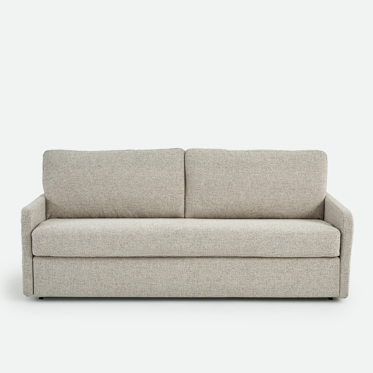 Canapé convertible, 2, 3 ou 4 places, Premium HR, tissu texturé moucheté, MARTA ecru/bleu, LA REDOUTE INTERIEURS